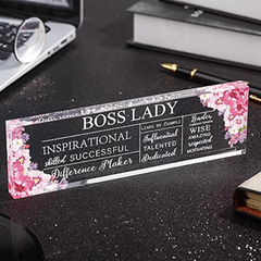 Acrylic Motivational Quotes Office Decor Women Birthday Appreciation Keepsakes