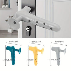 1pc Silicone Door Handle Protector Punch Toilet Mute Wall Door Stopper