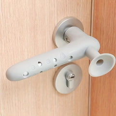 1pc Silicone Door Handle Protector Punch Toilet Mute Wall Door Stopper
