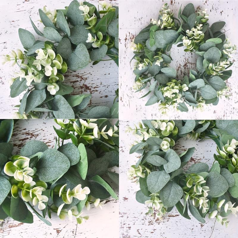 Artificial Eucalyptus Wreath Indoor/Outdoor Decor