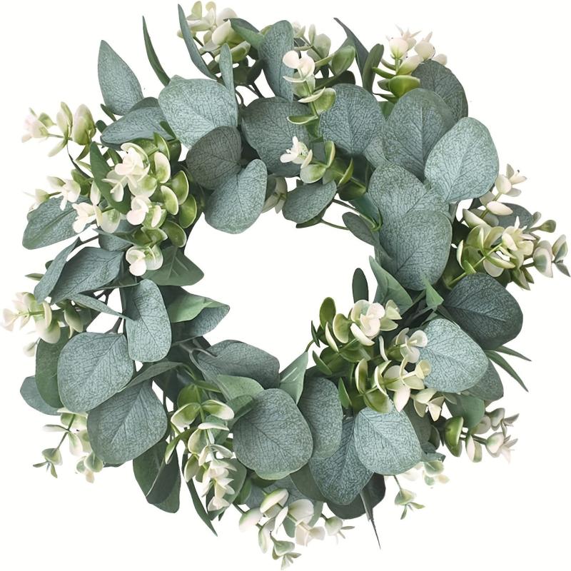 Artificial Eucalyptus Wreath Indoor/Outdoor Decor