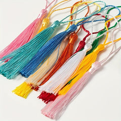 50pcs Tassels 3 1inches Long Polyester Pendant Craft Bookmark KeyChain Tassels