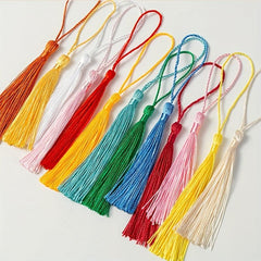 50pcs Tassels 3 1inches Long Polyester Pendant Craft Bookmark KeyChain Tassels