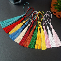 50pcs Tassels 3 1inches Long Polyester Pendant Craft Bookmark KeyChain Tassels