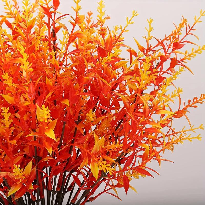 Golden Yellow Artificial Fall Flowers - No Fade Faux Autumn Plants