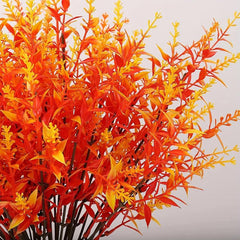 Golden Yellow Artificial Fall Flowers - No Fade Faux Autumn Plants