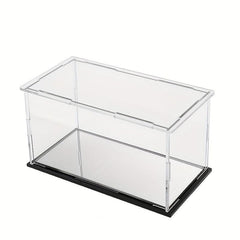 Mirror Base Display Box for Toy Figurines Protection