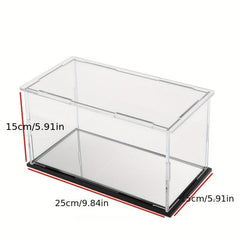Mirror Base Display Box for Toy Figurines Protection