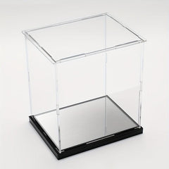 Mirror Base Display Box for Toy Figurines Protection