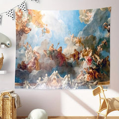 Renaissance Decorative Paris Palace Art Tapestry