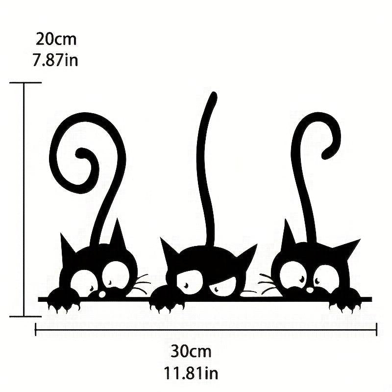 Cat Wall Sticker Decal for Home and Classroom - Feline Fun
