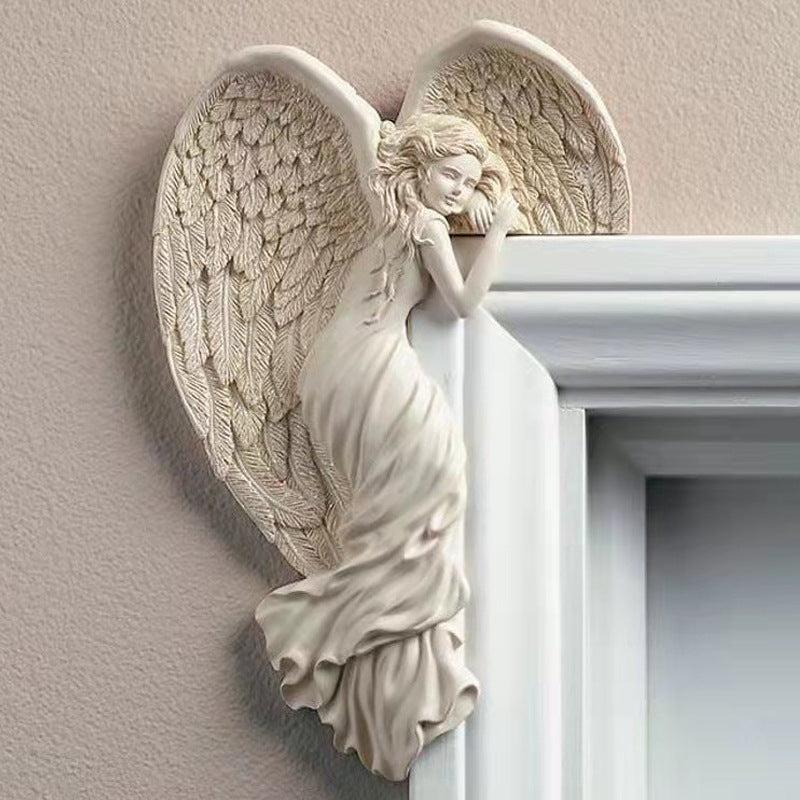 Angel of Redemption Door Frame Decoration with Wings Ornament