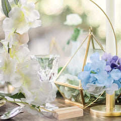 Metal Floral Hoop Table Centerpieces with Place Card Holders