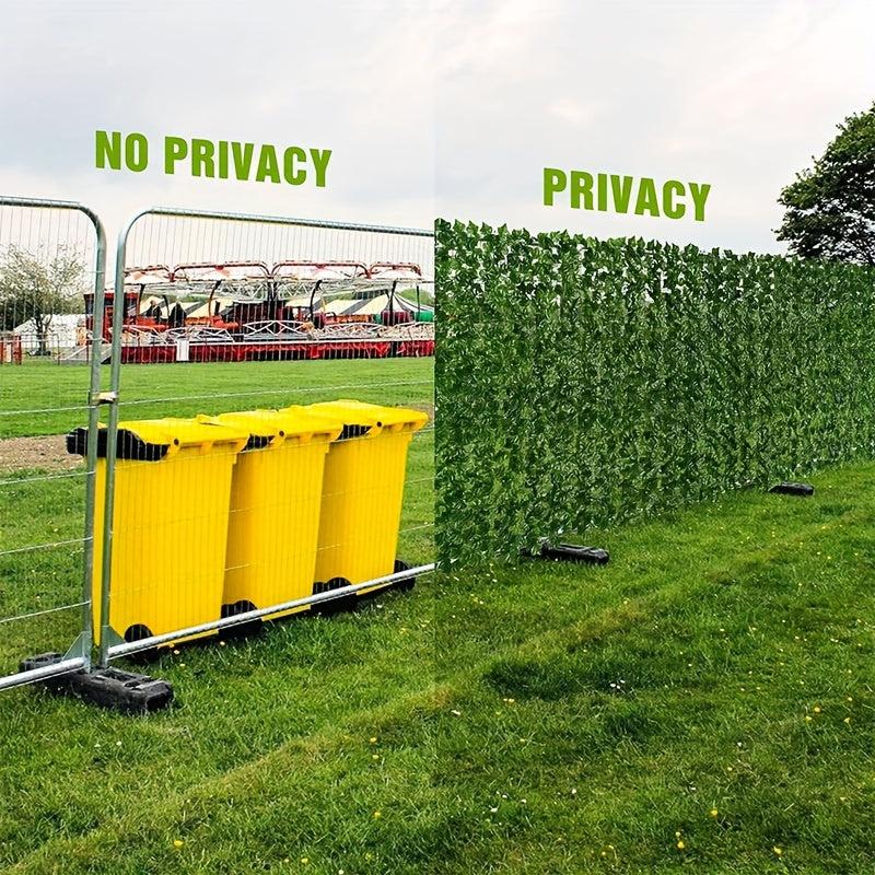 Artificial Ivy Privacy Fence Wall Screen for Outdoor Garden Decor