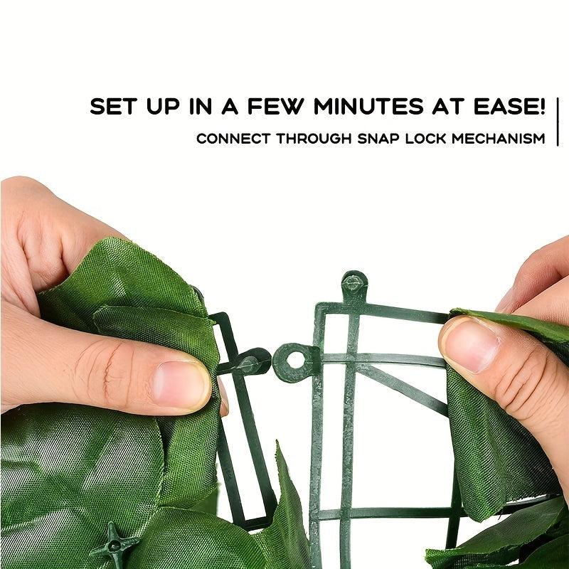 Artificial Ivy Privacy Fence Wall Screen for Outdoor Garden Decor