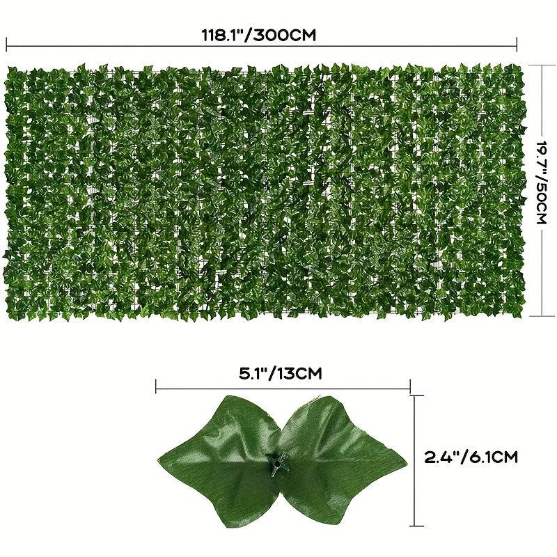 Artificial Ivy Privacy Fence Wall Screen for Outdoor Garden Decor