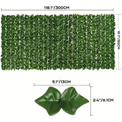 Artificial Ivy Privacy Fence Wall Screen for Outdoor Garden Decor