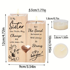 To My Bestie Soul Sister Candle Holder