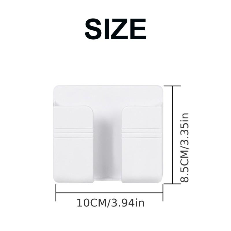 Wall Mount Phone Plug Holder Charging Stand Storage Box
