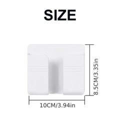 Wall Mount Phone Plug Holder Charging Stand Storage Box