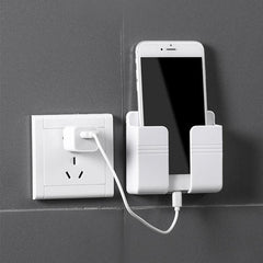 Wall Mount Phone Plug Holder Charging Stand Storage Box