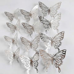 12pcs 3D Butterfly Wall Stickers Decorations Simulation Decoration Living Room