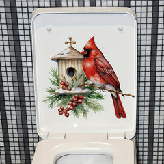 Bird Toilet Stickers - Decorative Wall Decals for Bathroom