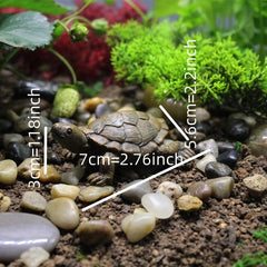 Mini Tortoise Garden Statue Flower Pot Ornament Home Decor