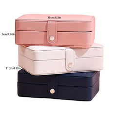 PU Leather Jewelry Box for Rings & Earrings