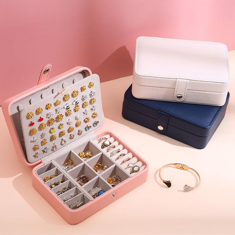 PU Leather Jewelry Box for Rings & Earrings