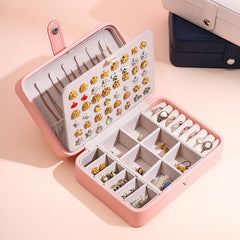 PU Leather Jewelry Box for Rings & Earrings