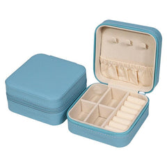 Portable Jewelry Organizer Earring Rings Necklace Lipstick Bracelet Travel Box