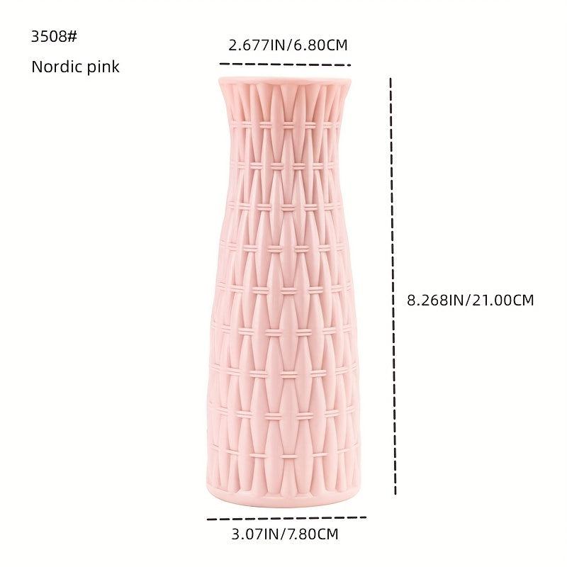 Nordic Plastic Vase Modern Style Room Decor & Wedding Favors