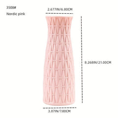 Nordic Plastic Vase Modern Style Room Decor & Wedding Favors