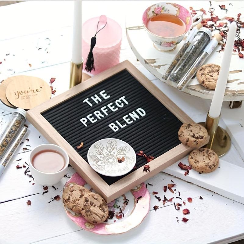 Felt Letter Board Blackboard DIY Photo Frame Home Room Decor