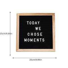 Felt Letter Board Blackboard DIY Photo Frame Home Room Decor