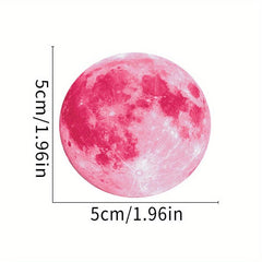 9pcs Luminous Moon Switch Stickers - Glow-in-the-Dark Decorations
