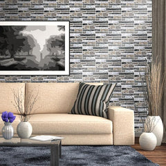 9pcs Self adhesive Tile Sticker Kitchen Bathroom Living Room Wall Sticker