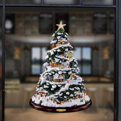 Waterproof Christmas Tree Window Clings Decorative Stickers