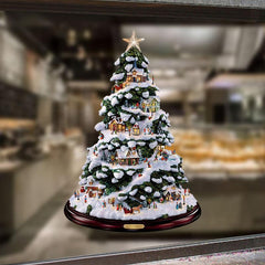 Waterproof Christmas Tree Window Clings Decorative Stickers