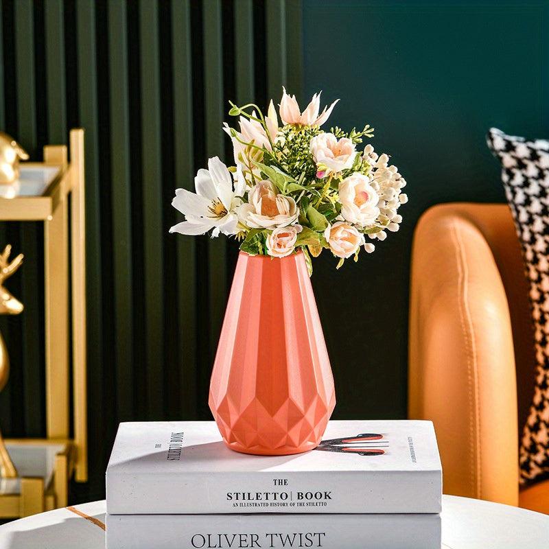 Creative Flower Vase Plastic Decorative Vase for Home Decor
