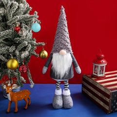 1PC Christmas Plush Telescopic Doll Decoration
