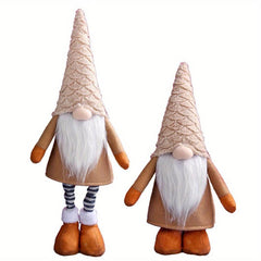 1PC Christmas Plush Telescopic Doll Decoration