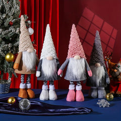 1PC Christmas Plush Telescopic Doll Decoration