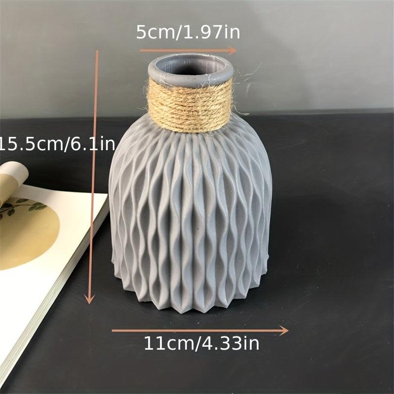 Modern Ceramic Flower Pot Home Plastic Vase Nordic Style Decoration