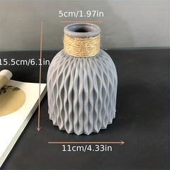 Modern Ceramic Flower Pot Home Plastic Vase Nordic Style Decoration