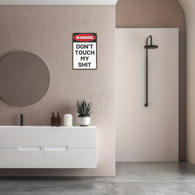 Man Cave Do Not Touch Sign Funny Garage Decor for Men Dad Ideal Gift Workshop