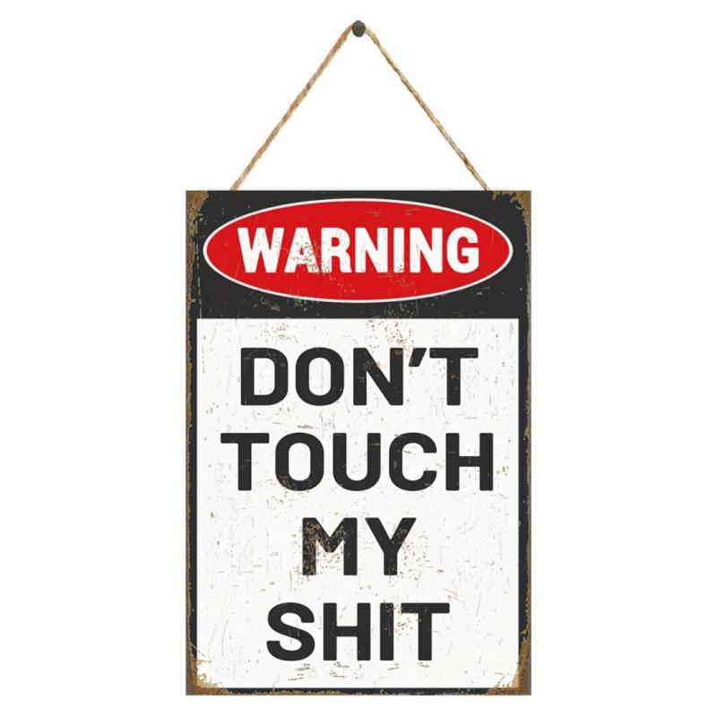 Man Cave Do Not Touch Sign Funny Garage Decor for Men Dad Ideal Gift Workshop