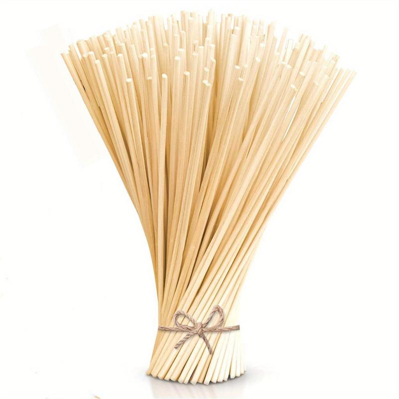50pcs Natural Rattan Reed Diffuser Sticks Essential Aroma Refills 24cm X 3mm