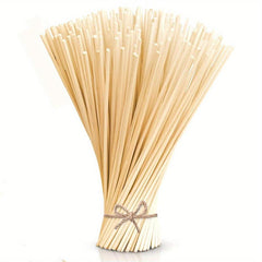 50pcs Natural Rattan Reed Diffuser Sticks Essential Aroma Refills 24cm X 3mm